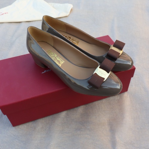 Replica Salvatore Ferragamo Flat Shoes For Women #1099045 $96.00 USD for Wholesale