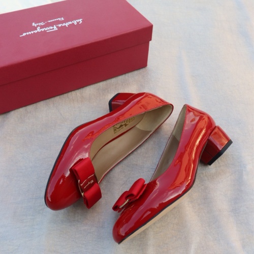 Replica Salvatore Ferragamo Flat Shoes For Women #1099046 $96.00 USD for Wholesale