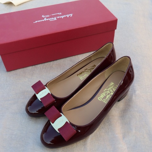 Replica Salvatore Ferragamo Flat Shoes For Women #1099047 $96.00 USD for Wholesale