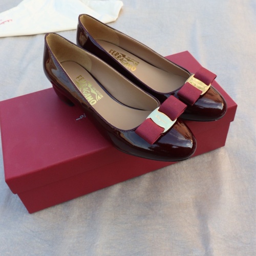 Replica Salvatore Ferragamo Flat Shoes For Women #1099047 $96.00 USD for Wholesale