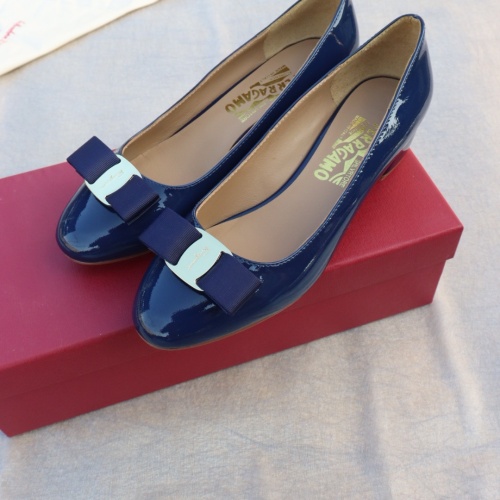 Replica Salvatore Ferragamo Flat Shoes For Women #1099048 $96.00 USD for Wholesale