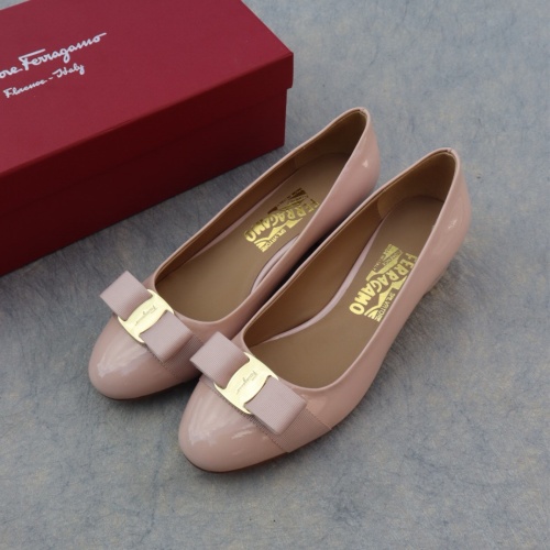 Replica Salvatore Ferragamo Flat Shoes For Women #1099051 $96.00 USD for Wholesale