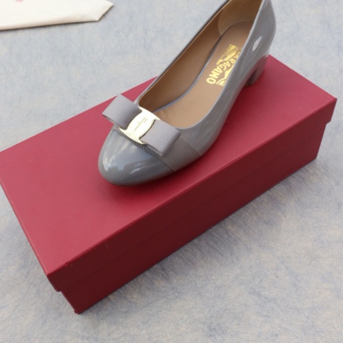 Replica Salvatore Ferragamo Flat Shoes For Women #1099054 $96.00 USD for Wholesale