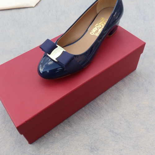 Replica Salvatore Ferragamo Flat Shoes For Women #1099058 $96.00 USD for Wholesale