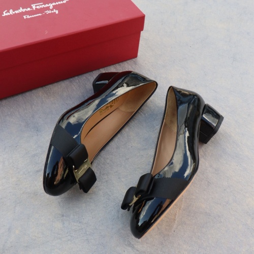 Replica Salvatore Ferragamo Flat Shoes For Women #1099059 $96.00 USD for Wholesale