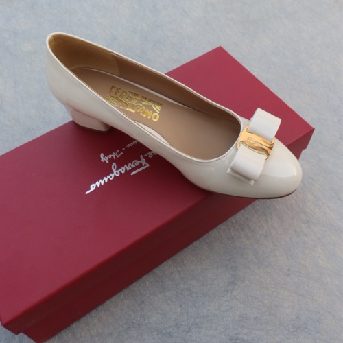 Replica Salvatore Ferragamo Flat Shoes For Women #1099060 $96.00 USD for Wholesale