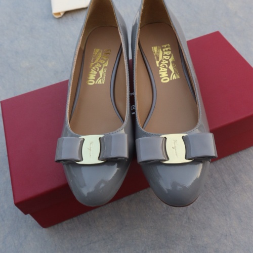 Replica Salvatore Ferragamo Flat Shoes For Women #1099064 $96.00 USD for Wholesale