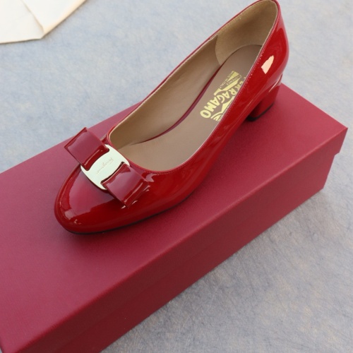 Replica Salvatore Ferragamo Flat Shoes For Women #1099066 $96.00 USD for Wholesale