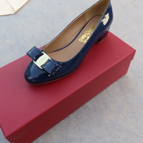 Replica Salvatore Ferragamo Flat Shoes For Women #1099068 $96.00 USD for Wholesale