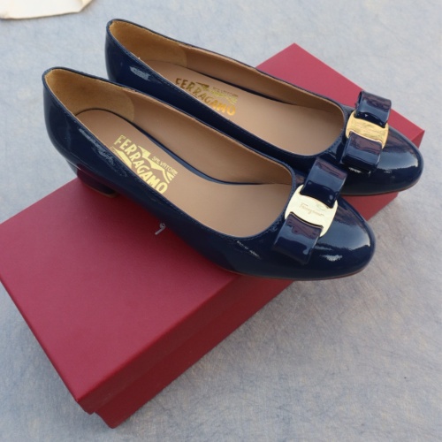 Replica Salvatore Ferragamo Flat Shoes For Women #1099068 $96.00 USD for Wholesale