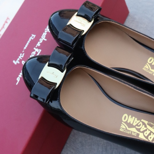 Replica Salvatore Ferragamo Flat Shoes For Women #1099069 $96.00 USD for Wholesale