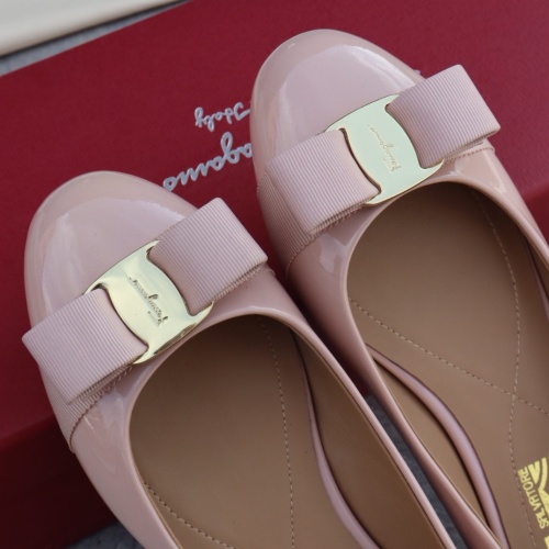 Replica Salvatore Ferragamo Flat Shoes For Women #1099071 $96.00 USD for Wholesale