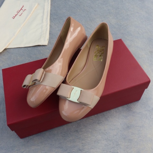 Salvatore Ferragamo Flat Shoes For Women #1099073 $96.00 USD, Wholesale Replica Salvatore Ferragamo Flat Shoes