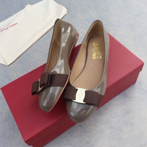 Salvatore Ferragamo Flat Shoes For Women #1099075 $96.00 USD, Wholesale Replica Salvatore Ferragamo Flat Shoes