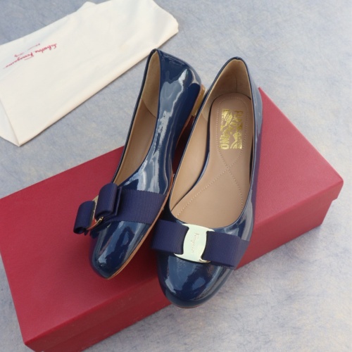 Salvatore Ferragamo Flat Shoes For Women #1099078 $96.00 USD, Wholesale Replica Salvatore Ferragamo Flat Shoes