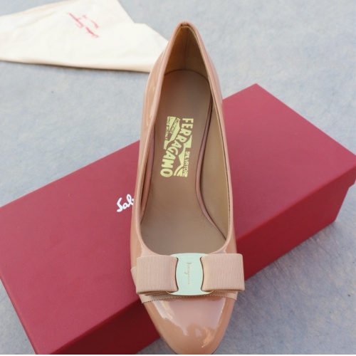 Replica Salvatore Ferragamo High-Heeled Shoes For Women #1099083 $96.00 USD for Wholesale