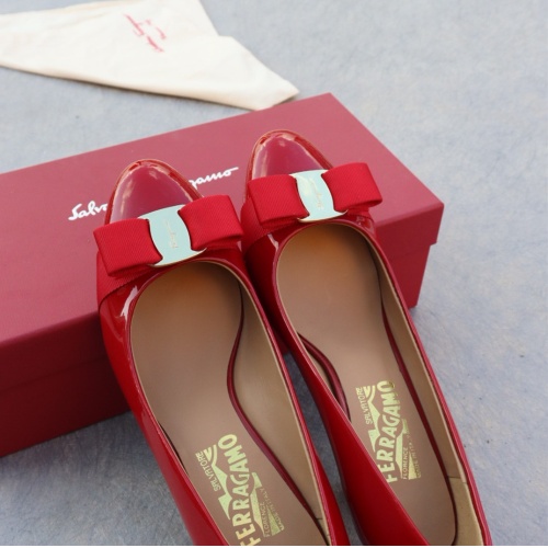 Replica Salvatore Ferragamo High-Heeled Shoes For Women #1099086 $96.00 USD for Wholesale