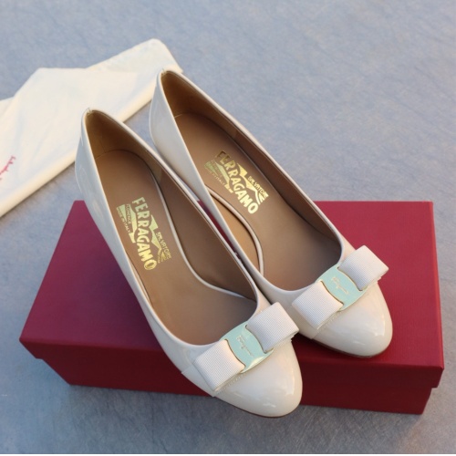 Replica Salvatore Ferragamo High-Heeled Shoes For Women #1099090 $96.00 USD for Wholesale