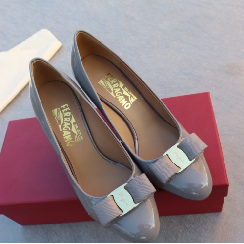 Replica Salvatore Ferragamo High-Heeled Shoes For Women #1099093 $96.00 USD for Wholesale