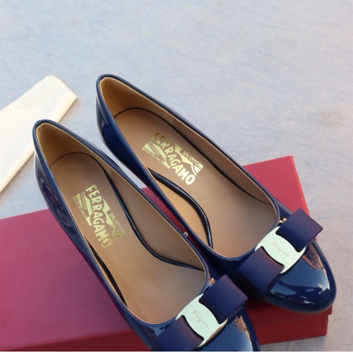 Replica Salvatore Ferragamo High-Heeled Shoes For Women #1099097 $96.00 USD for Wholesale