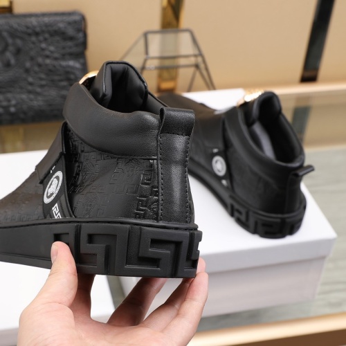 Replica Versace High Tops Shoes For Men #1099958 $92.00 USD for Wholesale