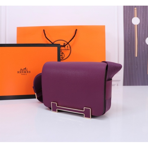 Replica Hermes AAA Quality Messenger Bags For Women #1100542 $175.00 USD for Wholesale