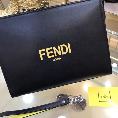 Replica Fendi AAA Man Wallets #1101124 $82.00 USD for Wholesale