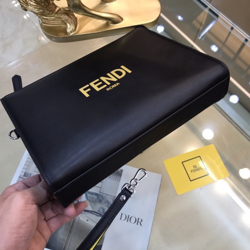 Replica Fendi AAA Man Wallets #1101124 $82.00 USD for Wholesale