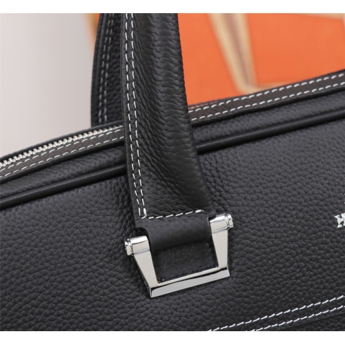 Replica Hermes AAA Man Handbags #1101217 $158.00 USD for Wholesale