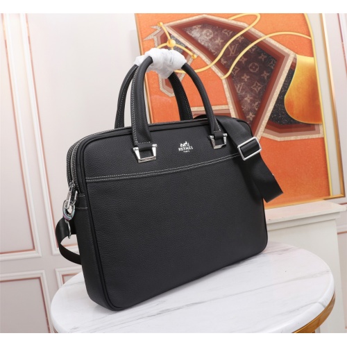 Replica Hermes AAA Man Handbags #1101217 $158.00 USD for Wholesale