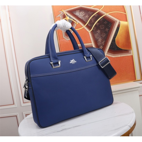 Replica Hermes AAA Man Handbags #1101218 $158.00 USD for Wholesale