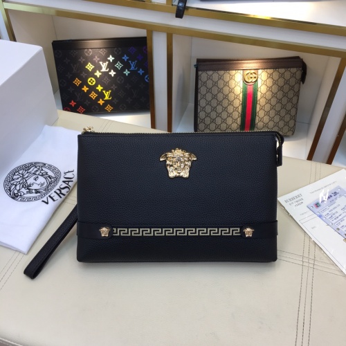 Versace AAA Man Wallets #1101223 $88.00 USD, Wholesale Replica Versace AAA Man Wallets