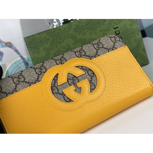 Replica Gucci Wallets For Unisex #1102182 $42.00 USD for Wholesale