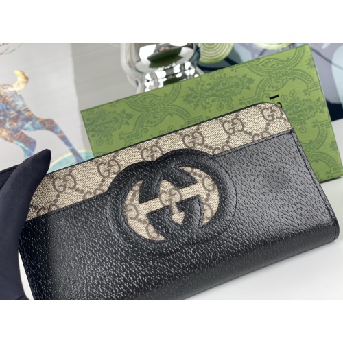 Replica Gucci Wallets For Unisex #1102184 $42.00 USD for Wholesale