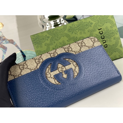 Replica Gucci Wallets For Unisex #1102185 $42.00 USD for Wholesale