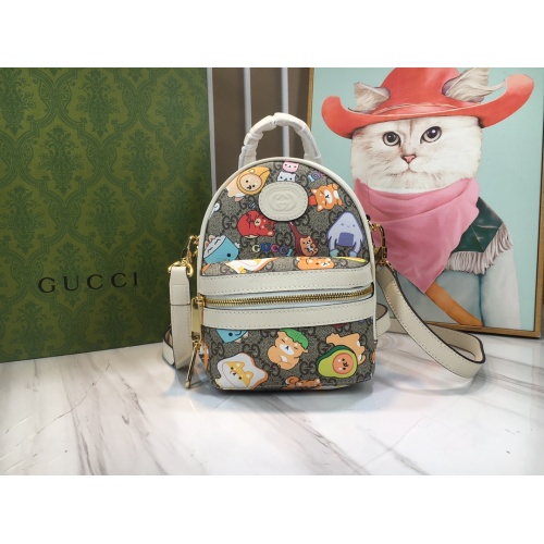 Gucci AAA Quality Backpacks For Women #1102198 $68.00 USD, Wholesale Replica Gucci AAA Quality Backpacks