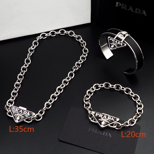 Prada Jewelry Set #1102746 $80.00 USD, Wholesale Replica Prada Jewelry Set