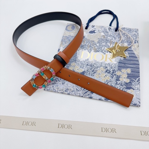 Replica Christian Dior AAA Quality Belts For Women #1106623 $60.00 USD for Wholesale