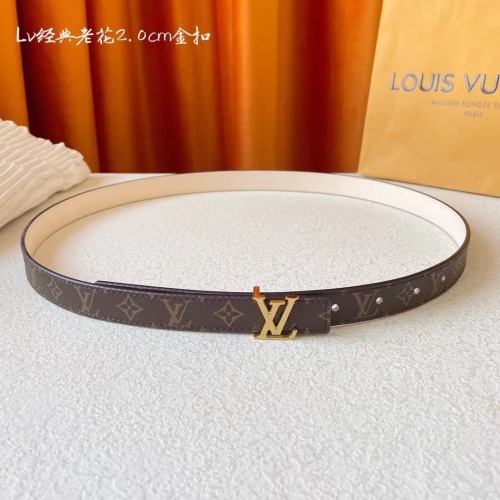 Louis Vuitton AAA Quality Belts For Women #1107095 $52.00 USD, Wholesale Replica Louis Vuitton AAA Quality Belts