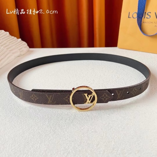 Louis Vuitton AAA Quality Belts For Women #1107096 $52.00 USD, Wholesale Replica Louis Vuitton AAA Quality Belts