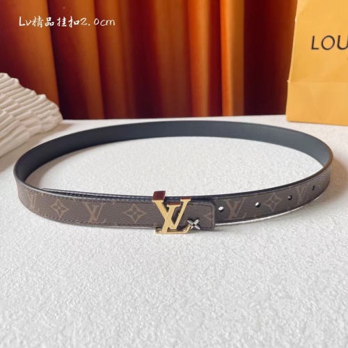 Louis Vuitton AAA Quality Belts For Women #1107098 $52.00 USD, Wholesale Replica Louis Vuitton AAA Quality Belts