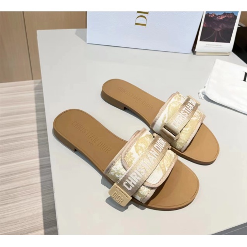 Replica Christian Dior Slippers For Women #1112921 $64.00 USD for Wholesale