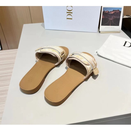 Replica Christian Dior Slippers For Women #1112921 $64.00 USD for Wholesale