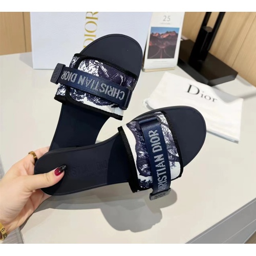 Replica Christian Dior Slippers For Women #1112922 $64.00 USD for Wholesale