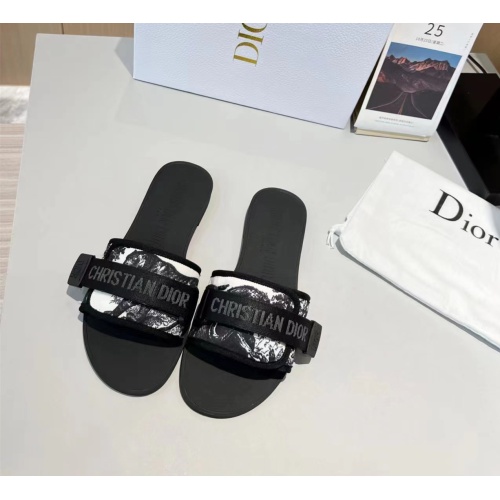 Replica Christian Dior Slippers For Women #1112923 $64.00 USD for Wholesale