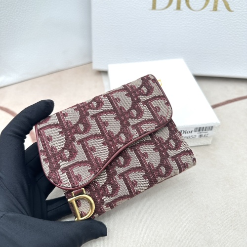 Replica Christian Dior AAA Wallets For Women #1113985 $45.00 USD for Wholesale