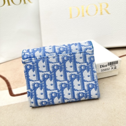 Replica Christian Dior AAA Wallets For Women #1113986 $45.00 USD for Wholesale