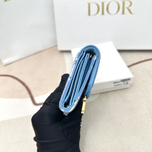 Replica Christian Dior AAA Wallets For Women #1113986 $45.00 USD for Wholesale