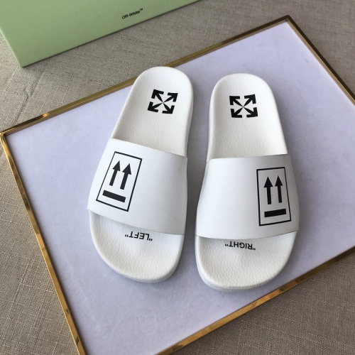 Off-White Slippers For Men #1117119 $42.00 USD, Wholesale Replica Off-White Slippers