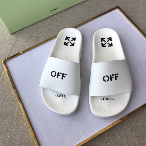 Off-White Slippers For Men #1117123 $42.00 USD, Wholesale Replica Off-White Slippers